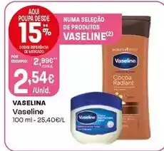 Intermarché Vaseline - vaselina promoção