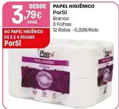 Intermarché Porsi - papel higiênico promoção