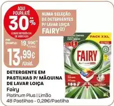 Intermarché Fairy - detergente em pastilhas p/máquina de lavar loiça promoção