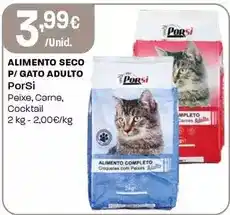 Intermarché Porsi - alimento seco p/gato adulto promoção