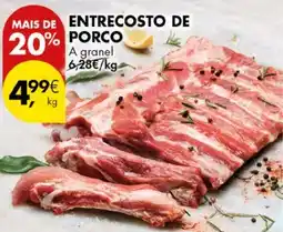 Pingo Doce Entrecosto de porco promoção