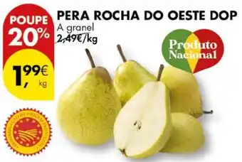 Pingo Doce Pera rocha do oeste dop a granel promoção