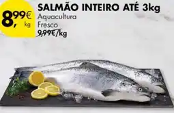 Pingo Doce Salmão inteiro até 3kg promoção