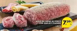 Pingo Doce Rolo de carne de porco com queijo e fiambre promoção