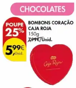 Pingo Doce Bombons coração caja roja promoção