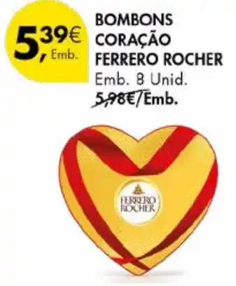 Pingo Doce Bombons coração ferrero rocher promoção