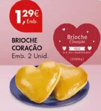 Pingo Doce Brioche coração promoção