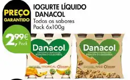 Pingo Doce Iogurte líquido danacol promoção