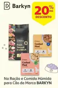 Auchan Barkyn - comida húmida cão frango fresco e cenouras 395g promoção