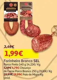 Auchan Sel - paio de migos alentejano :kg promoção