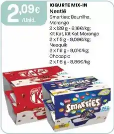 Intermarché Nestlé - iogurte mix-in promoção