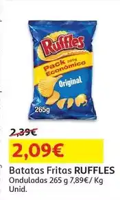 Auchan Ruffles - batatas fritas promoção