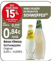 Intermarché Schweppes - água tônica promoção