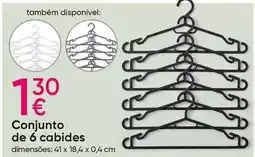 Indi & Cold Conjunto de 6 cabides promoção