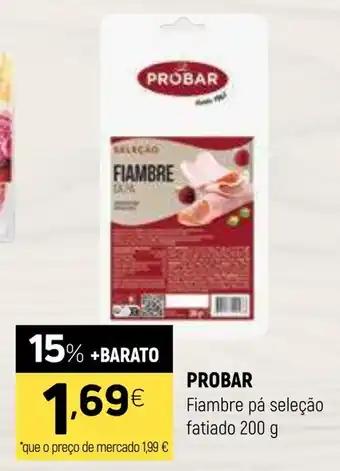 Coviran PROBAR Fiambre pá seleção fatiado promoção