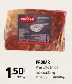 Coviran PROBAR Presunto limpo moldeado promoção