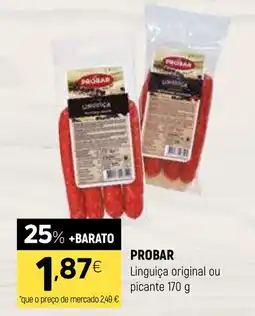 Coviran PROBAR Linguiça original ou picante promoção