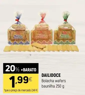 Coviran DAILIDOCE Bolacha wafers baunilha promoção