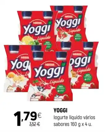 Coviran YOGGI logurte líquido vários sabores promoção