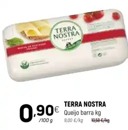 Coviran TERRA NOSTRA Queijo barra promoção