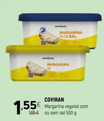 Coviran COVIRAN Margarina vegetal com ou sem sal promoção