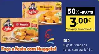 Coviran IGLO Nuggets frango ou frango com queijo 10 u. promoção