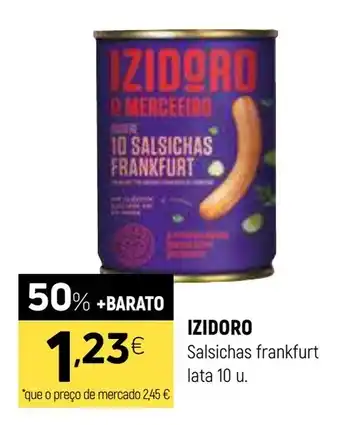 Coviran IZIDORO Salsichas frankfurt lata 10 u. promoção