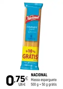 Coviran NACIONAL Massa esparguete promoção