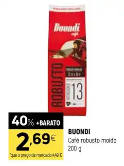 Coviran BUONDI Café robusto moído promoção