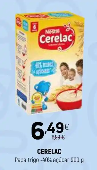 Coviran CERELAC Papa trigo -40% açúcar promoção