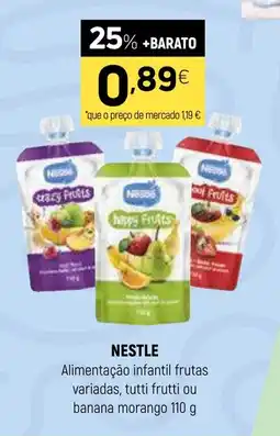 Coviran NESTLE Alimentação infantil frutas variadas, tutti frutti ou banana morango promoção