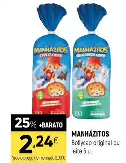 Coviran MANHÃZITOS Bollycao original ou leite 5 u. promoção