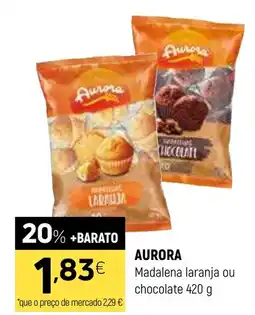 Coviran AURORA Madalena laranja ou chocolate promoção