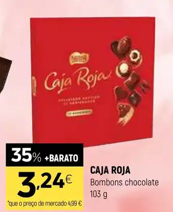 Coviran CAJA ROJA Bombons chocolate promoção