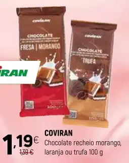 Coviran COVIRAN Chocolate recheio morango, laranja ou trufa promoção