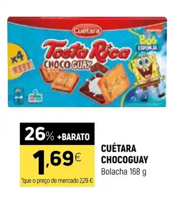 Coviran CUÉTARA CHOCOGUAY Bolacha promoção