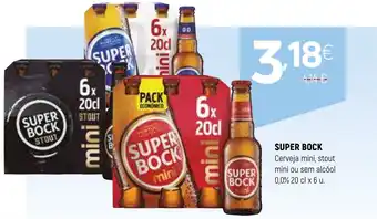 Coviran SUPER BOCK Cerveja mini, stout mini ou sem alcóol promoção