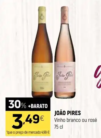 Coviran JOÃO PIRES Vinho branco ou rosé promoção