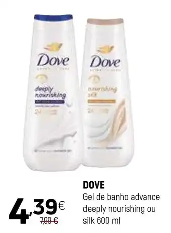 Coviran DOVE Gel de banho advance deeply nourishing silk promoção