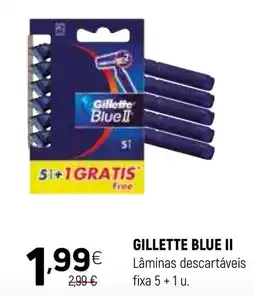 Coviran GILLETTE BLUE II Lâminas descartáveis fixa promoção