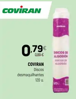 Coviran COVIRAN Discos desmaquilhantes 120 u. promoção