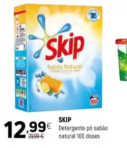 Coviran Skip Detergente pó sabão natural 100 doses promoção