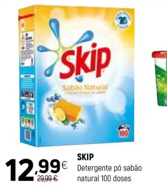 Coviran Skip Detergente pó sabão natural 100 doses promoção