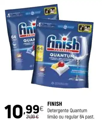 Coviran FINISH Detergente Quantum limão ou regular 64 past. promoção