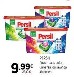 Coviran PERSIL Power caps color, universal ou lavanda 40 doses promoção