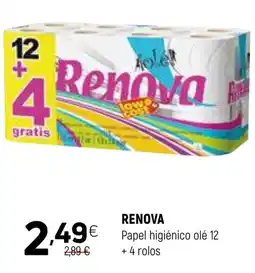 Coviran RENOVA Papel higiénico olé promoção