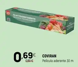 Coviran COVIRAN Pelicula aderente 30 m promoção