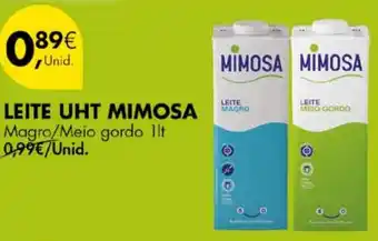 Pingo Doce Leite uht mimosa promoção