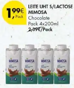 Pingo Doce Leite uht s/lactose mimosa promoção