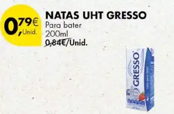 Pingo Doce Natas uht gresso promoção